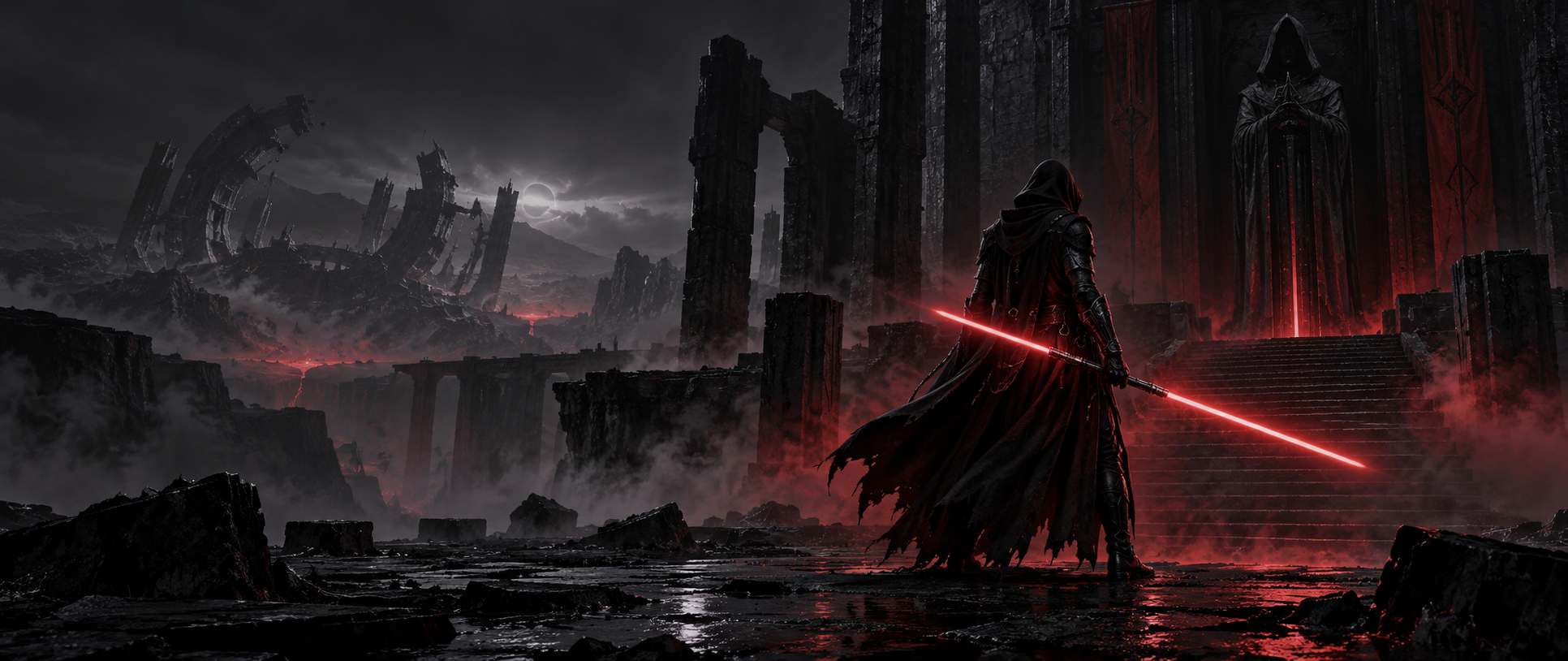Assassin Sith dans les ruines de Malachor V